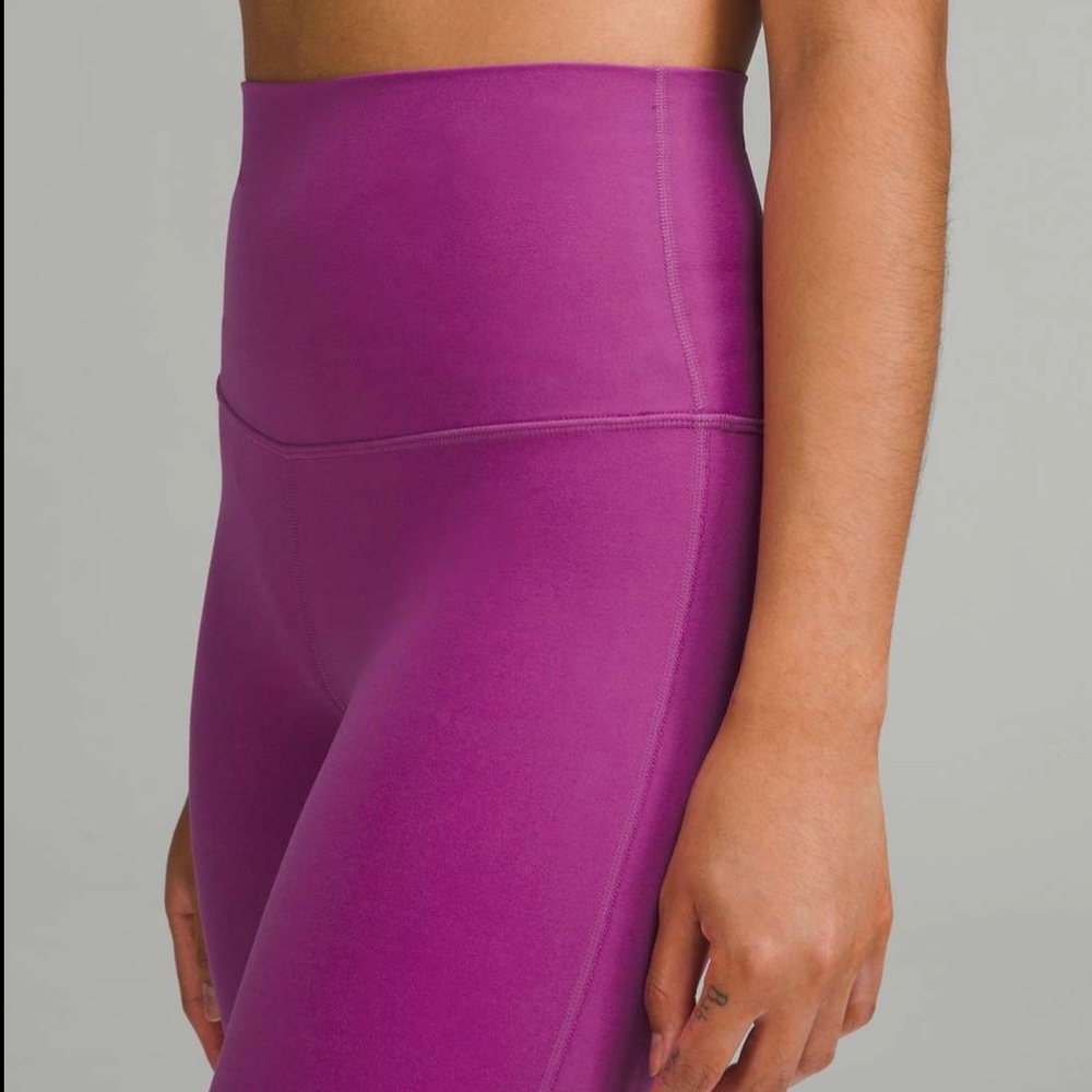 Lululemon Align High Rise 25” crop in Vivid Plum Size 14
